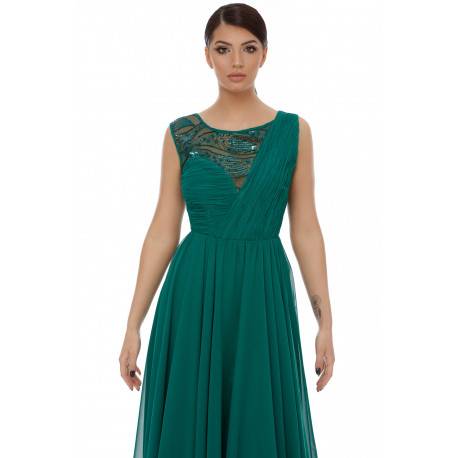 Rochie Marion Verde Rochie Lunga De Seara Eleganta