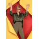  Cămaşă din satin oversize cu nasturi kaki 3