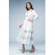  Rochie din poplin cu inserţie din dantelă 4