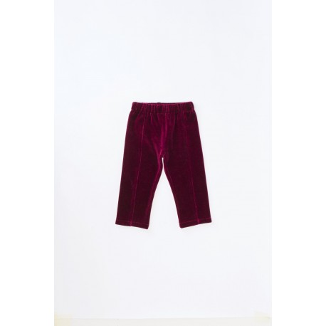 Pantalon din catifea de bumbac pentru bebeluşi, fete