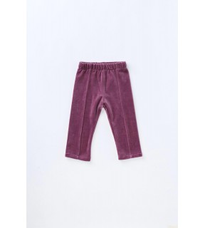 Pantalon din catifea de bumbac pentru bebeluşi, fete