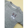 Bluză din bumbac flauşat cu broderie DOG pentru bebeluşi, băieţi