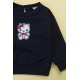  Bluză din bumbac flauşat cu broderie Hello Kitty pentru bebeluşi, fete 4
