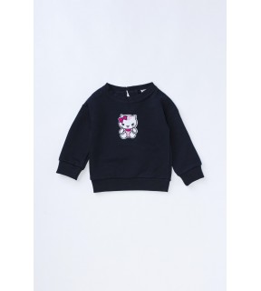 Bluză din bumbac cu broderie Hello Kitty pentru bebeluşi, fete