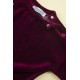  Bluză din catifea de bumbac cu aplicaţie tip broşă floare pentru fete 5