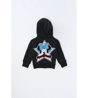 Hanorac din bumbac vătuit cu broderie Mickey Mouse pentru băieţi