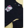 Bluză din bumbac flauşat cu broderie Hello Kitty pentru fete