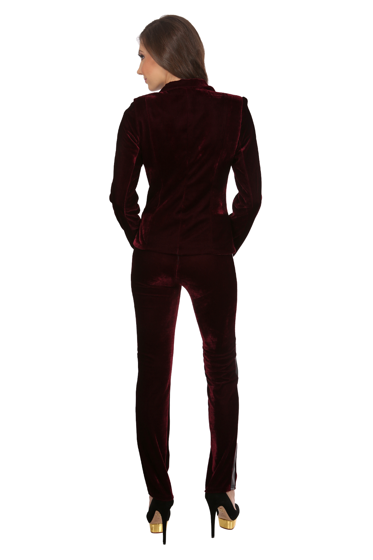 Pantaloni Margot Bordo