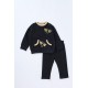  Compleu din bumbac cu albine brodate pentru fete 5