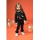  Compleu din bumbac cu albine brodate pentru fete 3