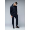 Pantaloni jogger din bumbac flauşat cu buzunare cu fermoar