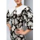  Rochie din poplin cu guler decorativ 4