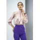  Top din satin cu pliuri la guler Kesia 1