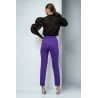Pantalon conici cu betelie înaltă cu pliuri Zora