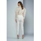  Pantalon conici cu betelie înaltă cu pliuri Zora 19