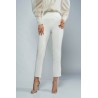 Pantalon conici cu betelie înaltă cu pliuri Zora