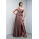  Rochie Lady din voal cu bust fronsat pe un umăr 6