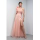  Rochie Harper din organza cu volane asimetrice pe umăr 7