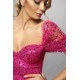  Rochie midi din material prețios Macy 6