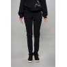 Pantaloni Lilou din bumbac cu cusături decorative